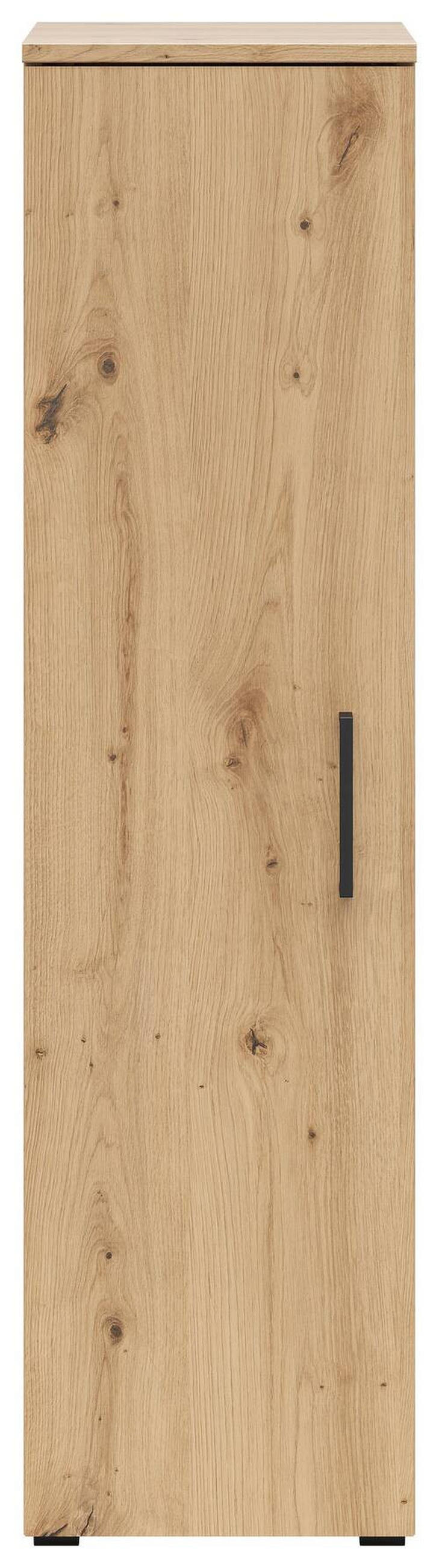 VEČNAMENSKA OMARA, hrast artisan - črna/antracit, Moderno, umetna masa/leseni material (30/115/40cm) - Carryhome