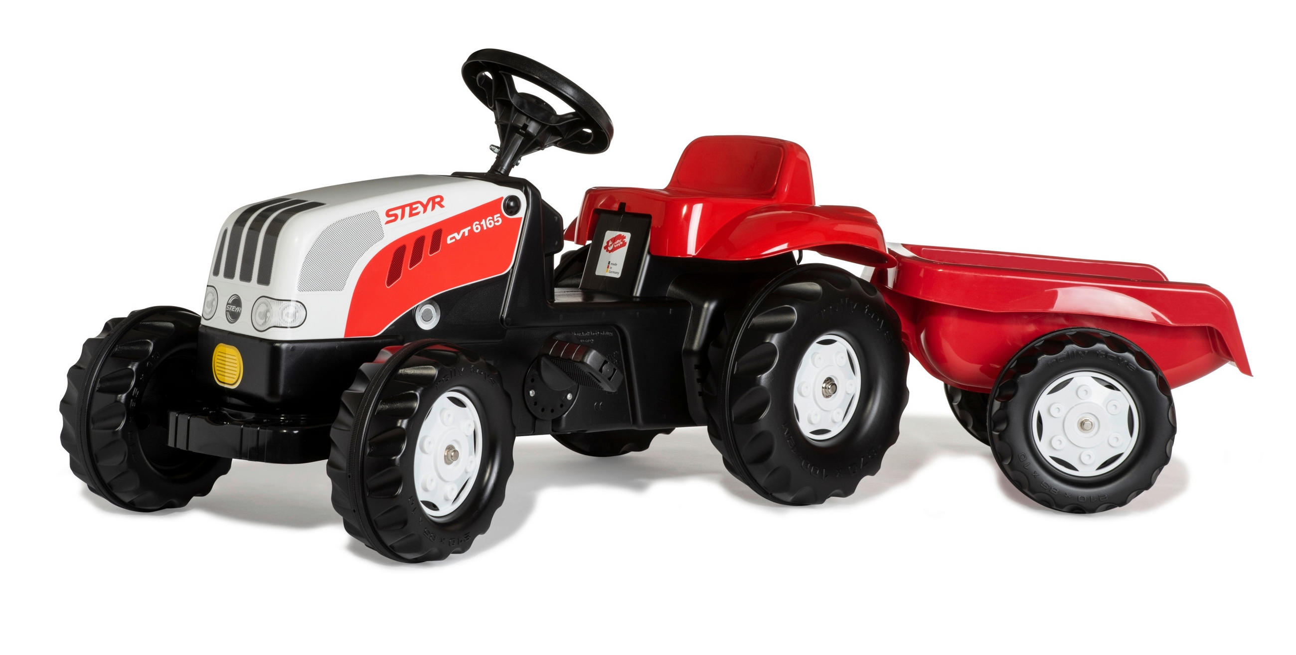 KINDERTRAKTOR - Rot, KONVENTIONELL, Kunststoff