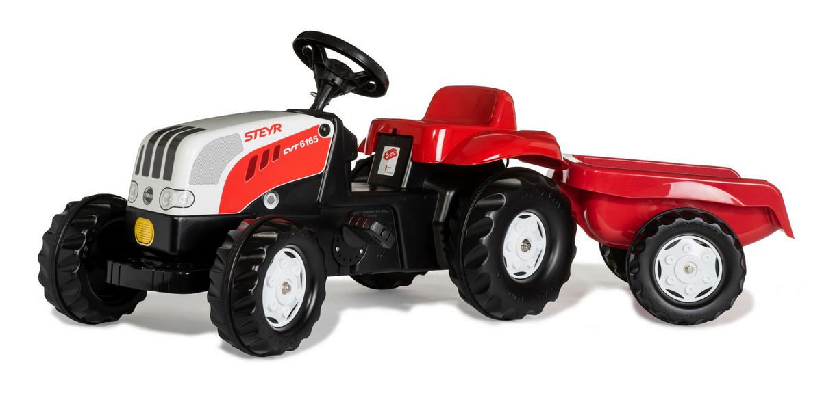 KINDERTRAKTOR - Rot, KONVENTIONELL, Kunststoff
