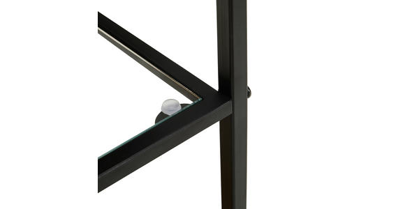 SERVIERWAGEN Schwarz, Eichefarben  - Eichefarben/Schwarz, Trend, Holzwerkstoff/Kunststoff (70,5/80/31,5cm) - Xora