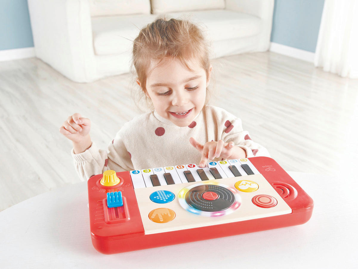 KINDER-MUSIC-PLAYER - Hellrot, Basics, Holzwerkstoff/Kunststoff (34/4,2/18,5cm) - Hape