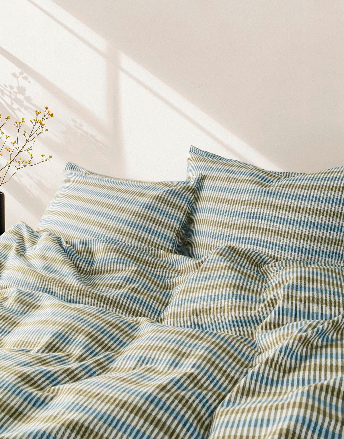 BETTWÄSCHE Olle Flanell 200/200 cm  - Blau, KONVENTIONELL, Textil (200/200cm) - Marc O'Polo