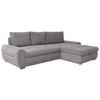 ECKSCHLAFSOFA Velours Fango  - Chromfarben/Fango, Design, Kunststoff/Textil (277/175cm) - Livetastic