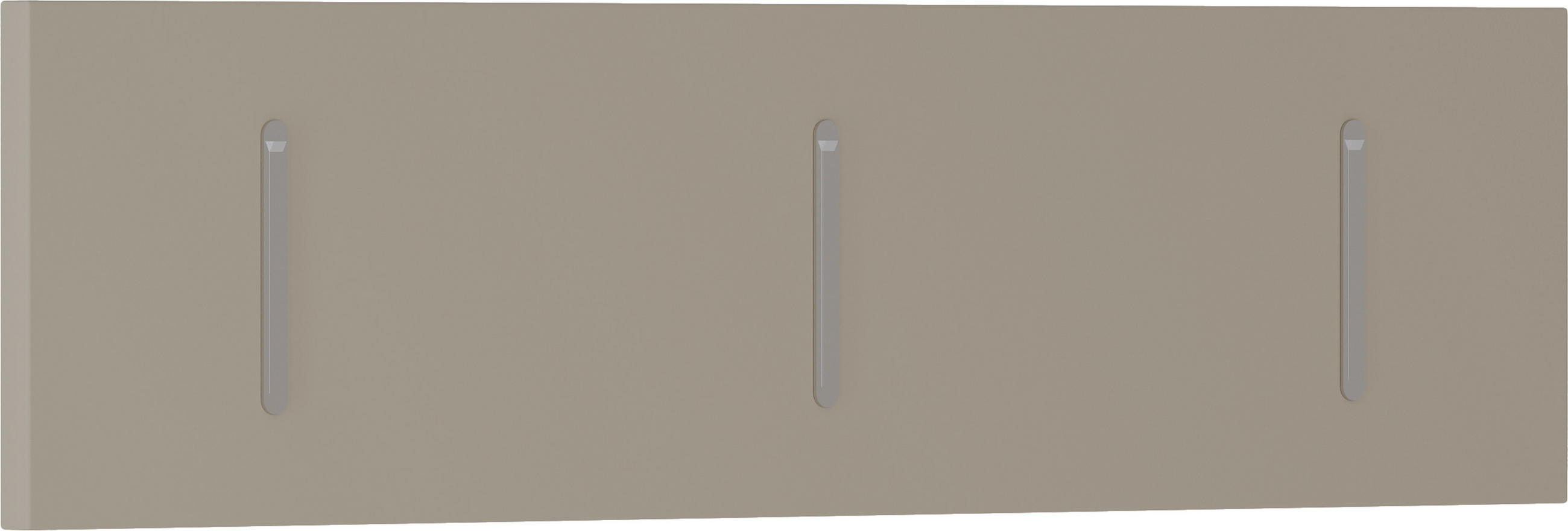 HAKENLEISTE  in Sandfarben  - Sandfarben, Design, Holzwerkstoff/Metall (100/25/3cm) - Moderano