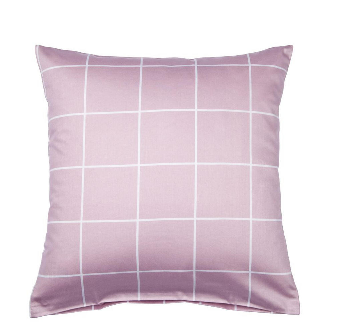 KISSENHÜLLE Giulietta 80/80 cm  - Weiß/Rosa, KONVENTIONELL, Textil (80/80cm) - Janine