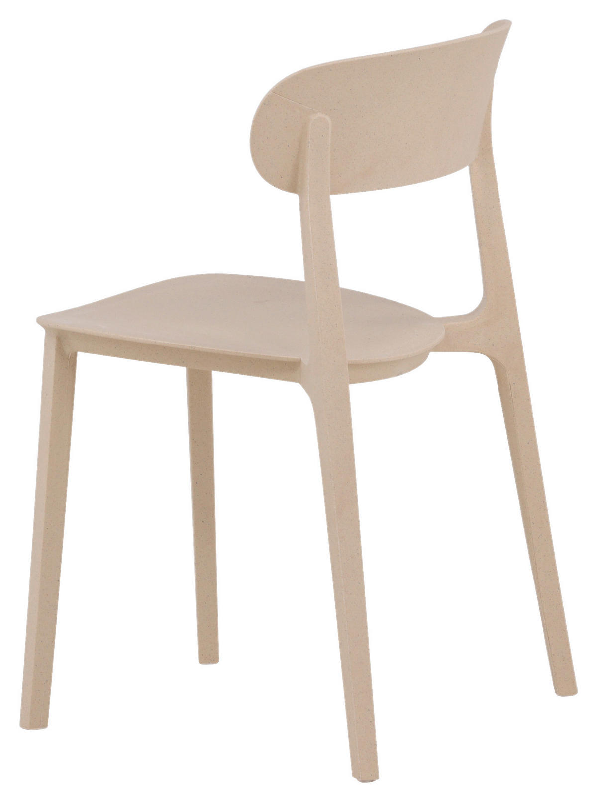 STUHL-SET 2 Stück  in  - Beige, Design, Holz/Kunststoff (50/78,5/52cm) - Livetastic
