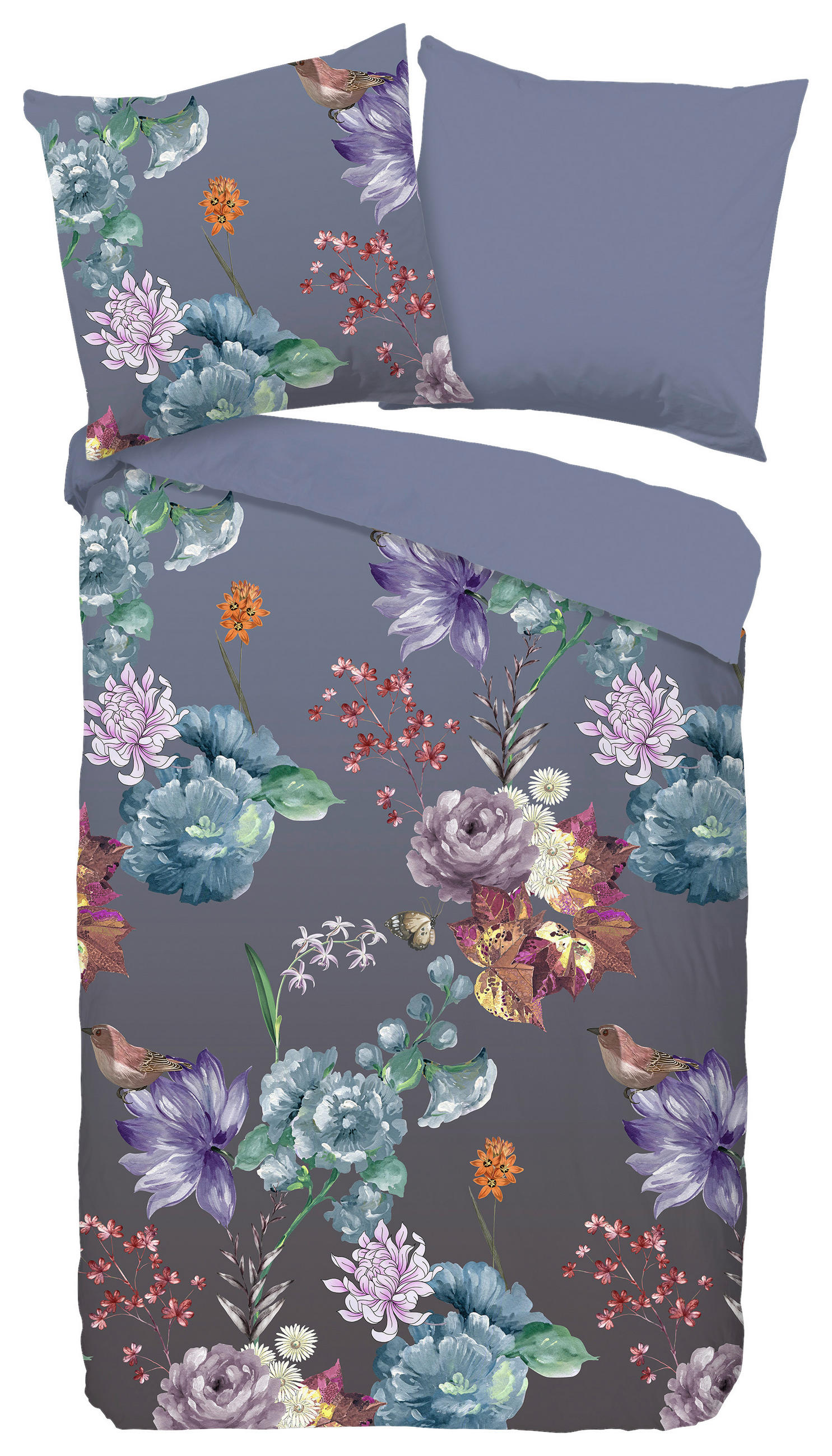 WENDEBETTWÄSCHE Quinn Renforcé 155/220 cm  - Multicolor, Design, Textil (155/220cm)
