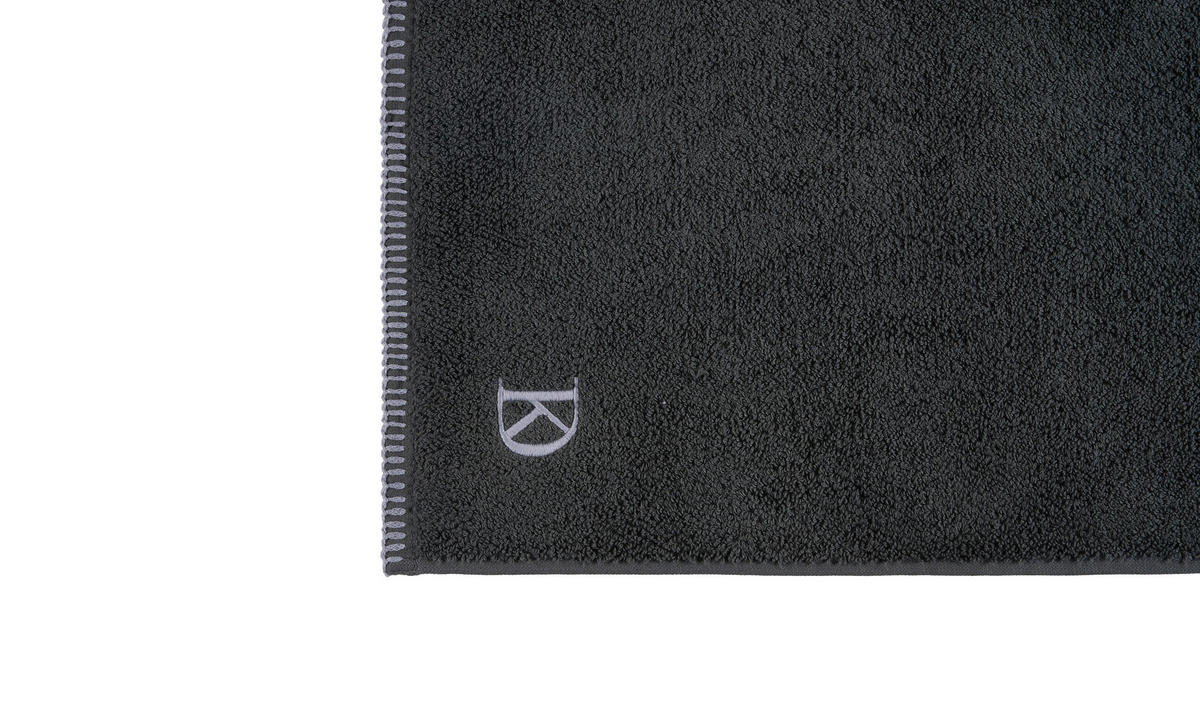 HANDTUCH BOLANO Anthrazit  - Anthrazit, Konventionell, Textil (50/100cm) - Dieter Knoll