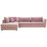 WOHNLANDSCHAFT in Textil Rosa, Altrosa - Altrosa/Schwarz, ROMANTIK / LANDHAUS, Kunststoff/Textil (225/329cm) - Valnatura WOHNLANDSCHAFT in Textil Rosa, Altrosa - Altrosa/Schwarz, ROMANTIK / LANDHAUS, Kunststoff/Textil (225/329cm) - Valnatura