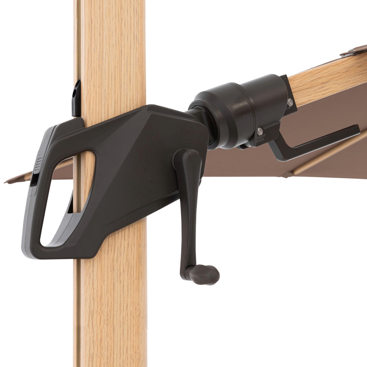 AMPELSCHIRM  300/220 cm  - Greige/Eschefarben, Basics, Textil/Metall (300/220cm) - Doppler