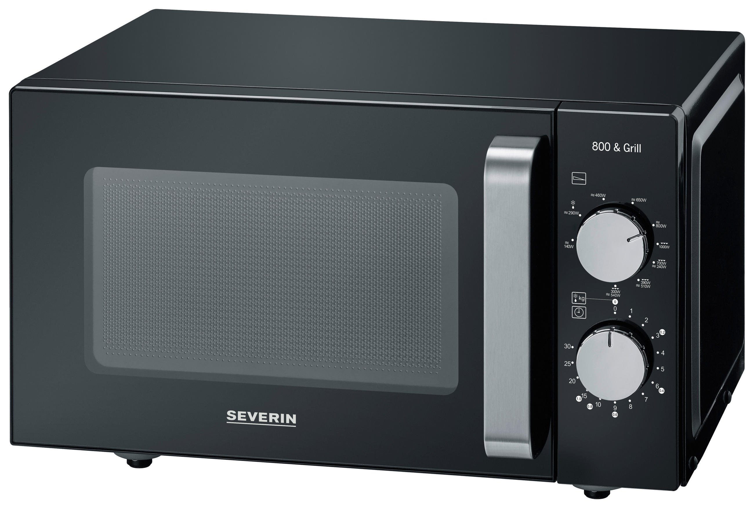 MIKROWELLE MW 7762  - Schwarz, Basics, Glas/Keramik (46,2/27/39,5cm) - Severin