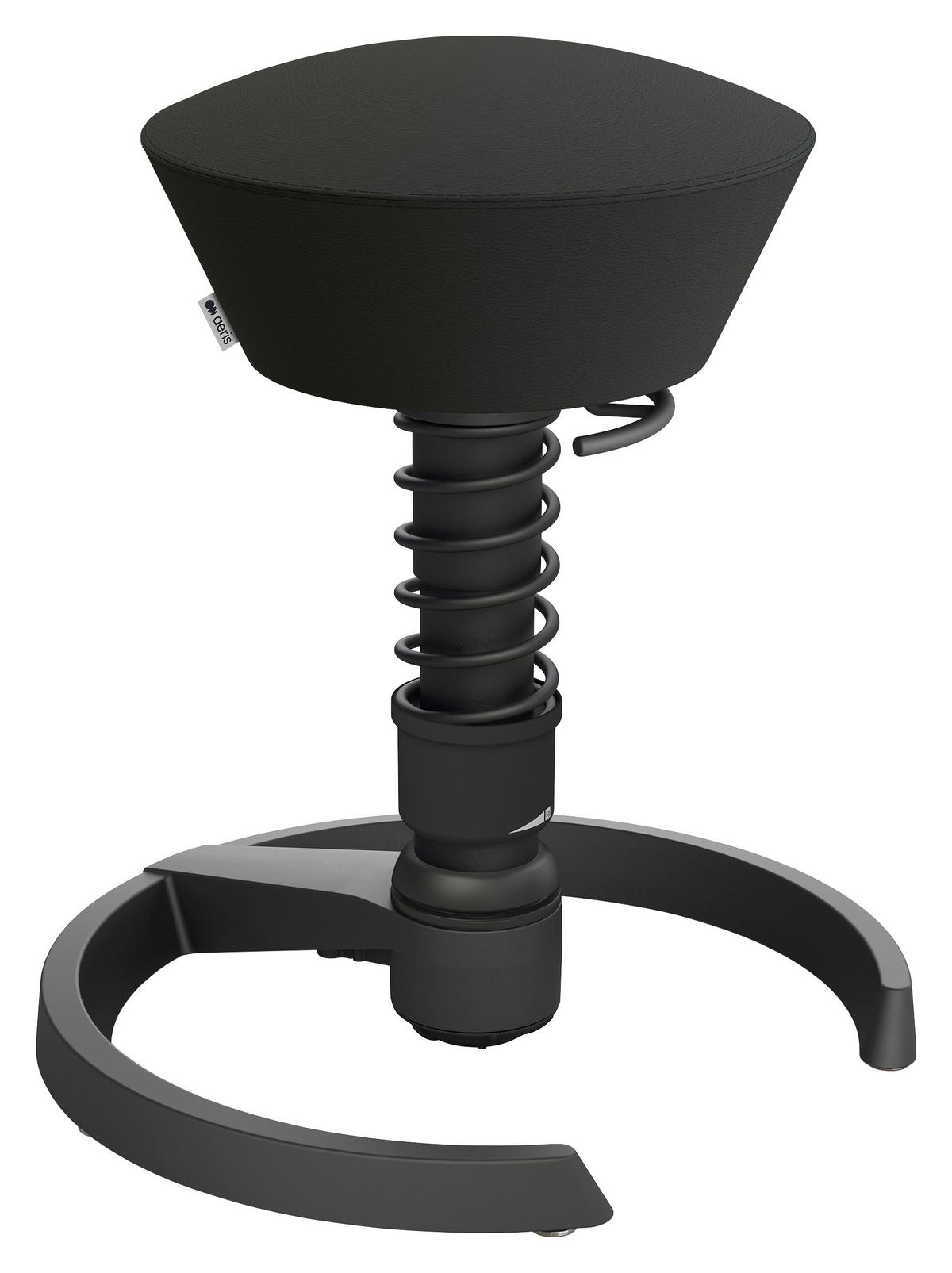 BÜROHOCKER 55/45,66/55 cm  - Schwarz, Basics, Textil/Metall (55/45,66/55cm) - Aeris