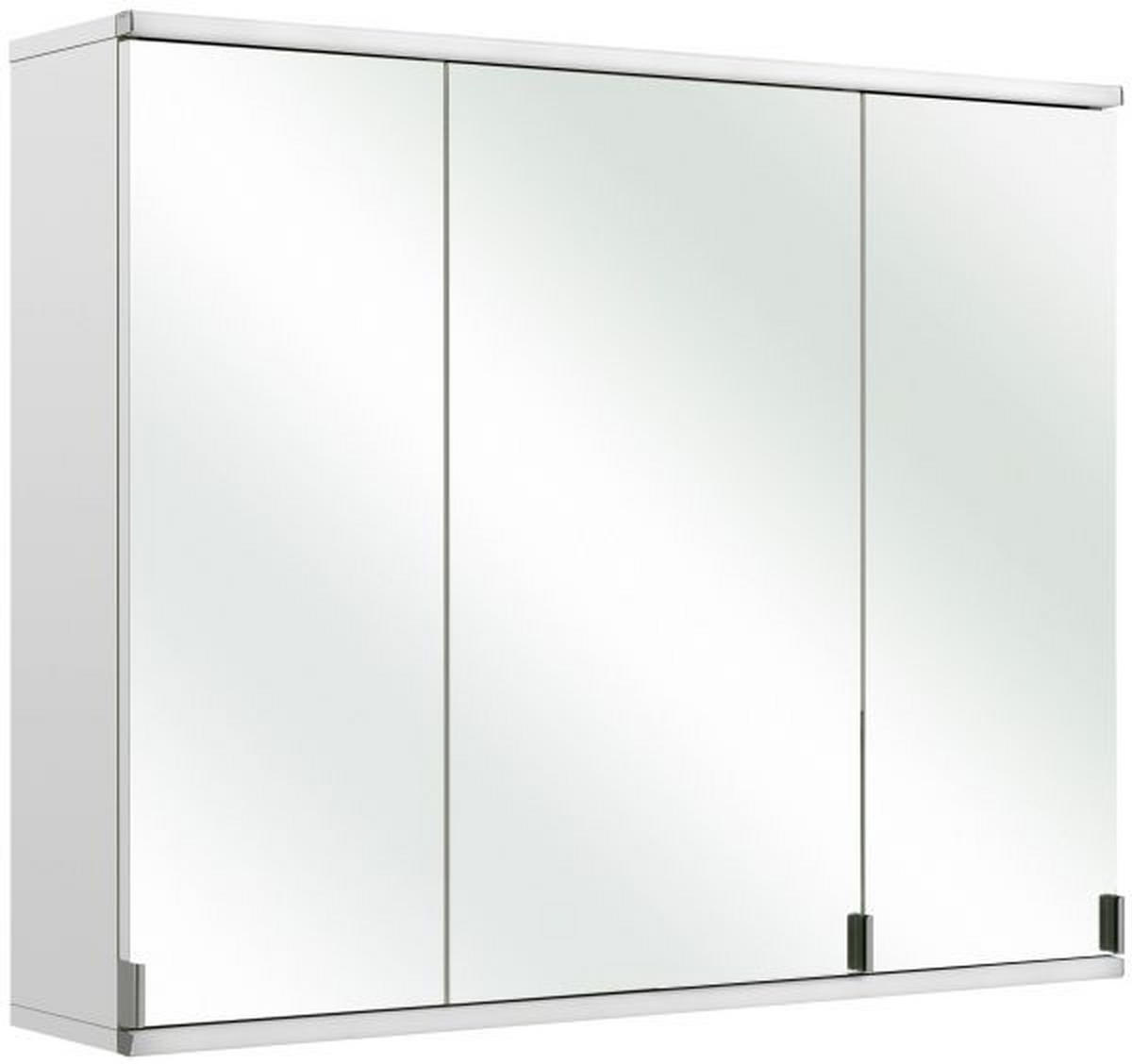 SPIEGELSCHRANK 90/73/20 cm  - Weiß, Design, Glas/Holzwerkstoff (90/73/20cm) - Xora