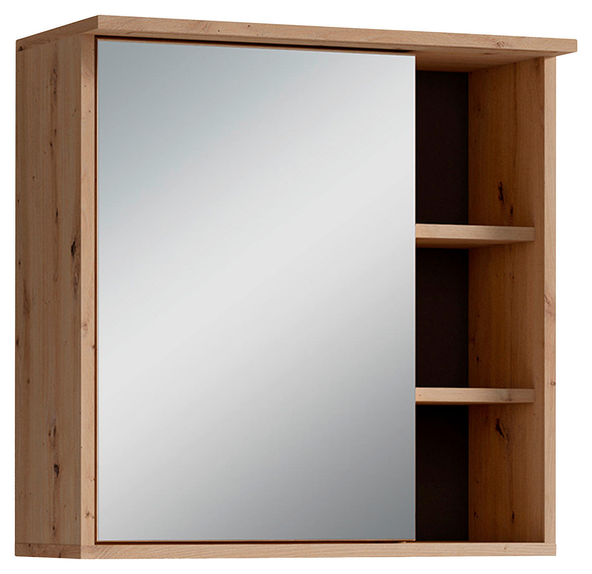 BADEZIMMER 4-teilig  in 194,5 cm  - Schwarz/Eiche Artisan, MODERN, Holzwerkstoff/Kunststoff (194,5cm) - MID.YOU