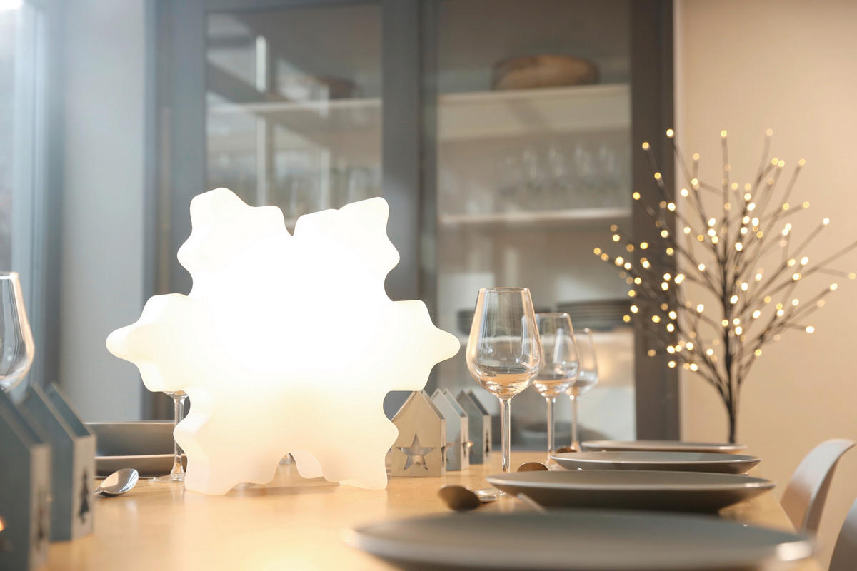 LED-DEKORATIONSLAMPA 39 cm  - vit, Basics, plast (39cm)