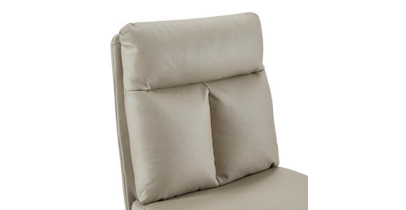 STUHL - Taupe/Schwarz, Design, Textil/Metall (51,5/89,5/65cm) - Novel