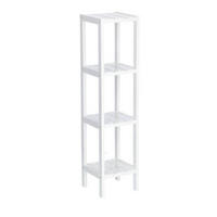 STANDREGAL Weiß  - Weiß, Basics, Holz (22/22/92cm) - Zeller Present