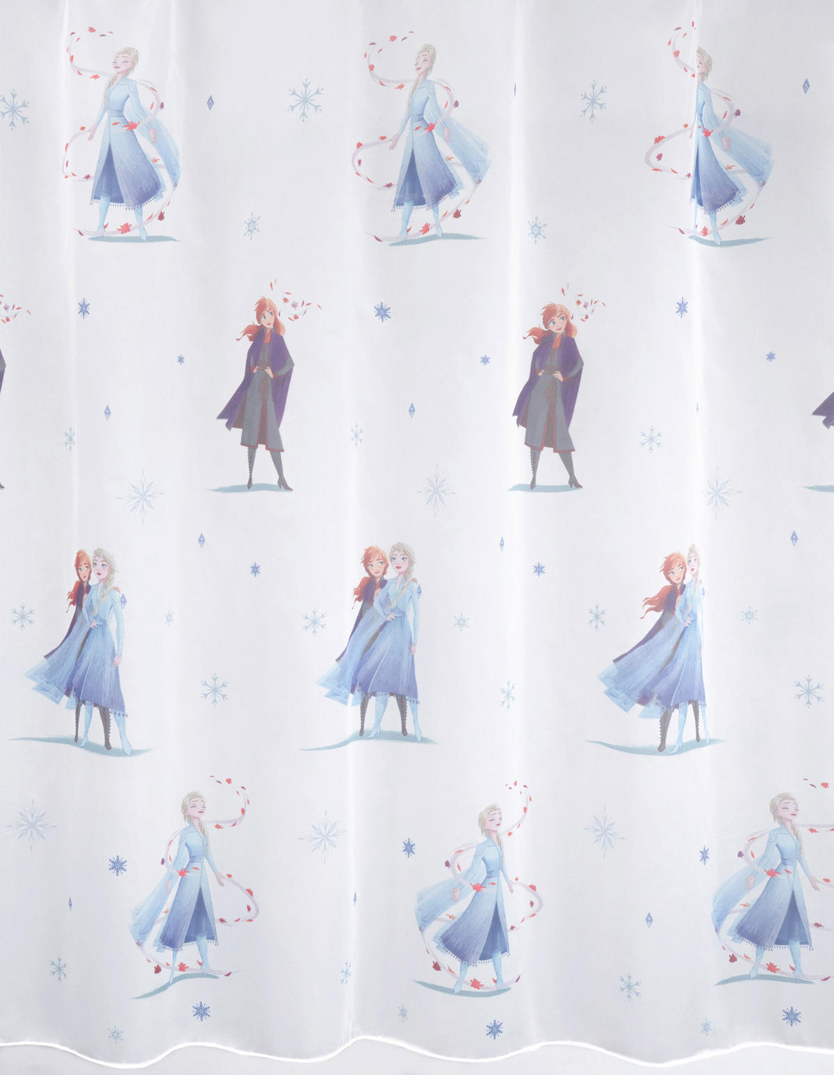 TKANINA ZA ZAVJESE plava, bijela   - bijela/plava, Basics, tekstil (180cm)