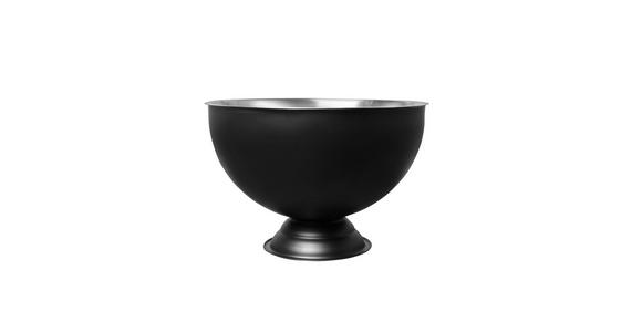 CHAMPAGNERKÜHLER - Edelstahlfarben/Schwarz, Basics, Metall (37,5/24cm) - Novel