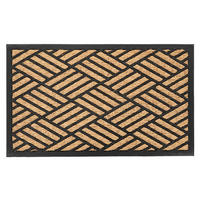 DVEŘNÍ ROHOŽKA, 40/60 cm světle hnědá - světle hnědá, Basics, textil/plast (40/60cm) - Kayoom