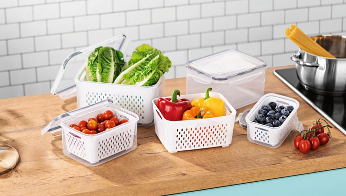 FRISCHHALTEDOSENSET GOURMETmaxx 12-teilig  - Transparent/Grau, Basics, Kunststoff (23,5/19/13cm)