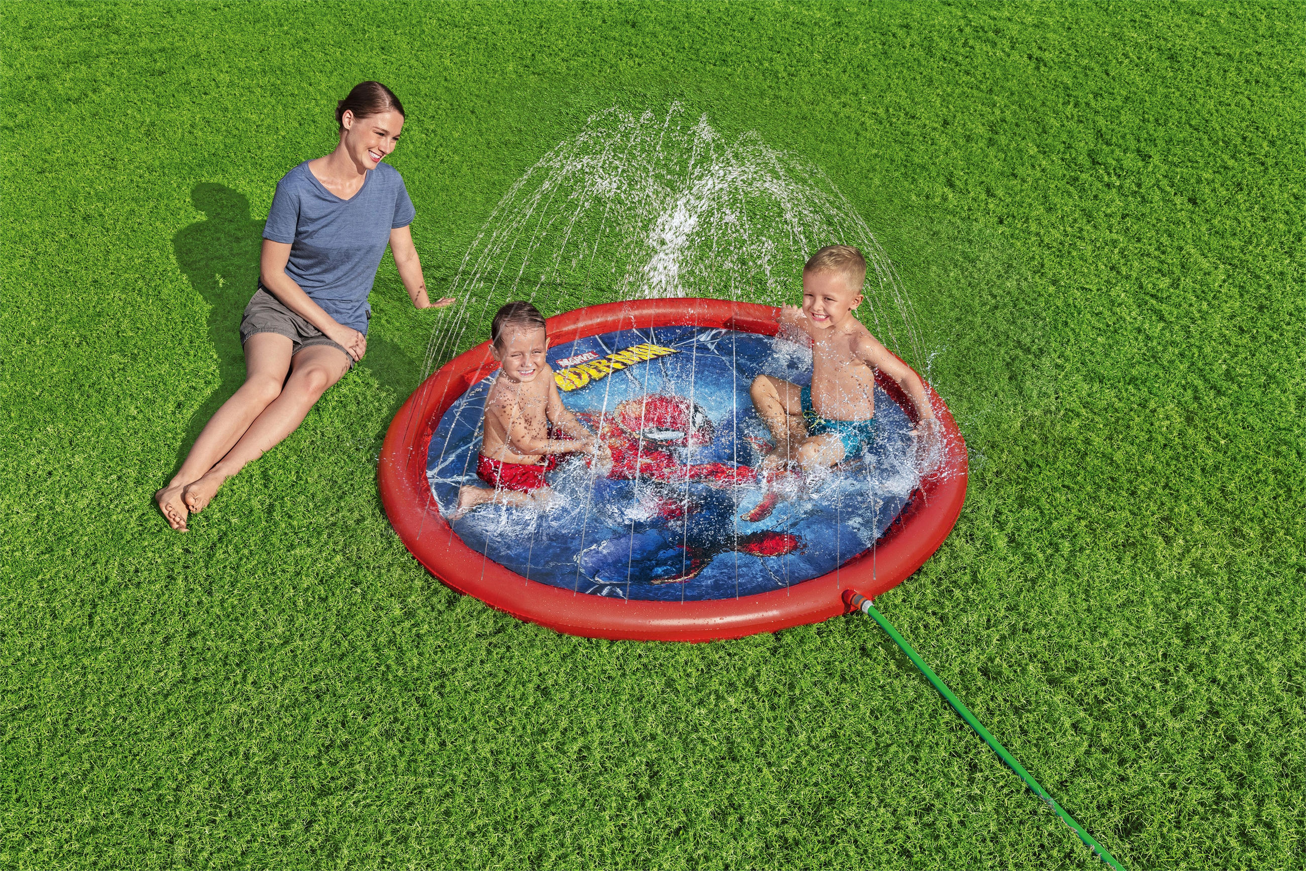 WASSERSPIELZEUG Rot, Multicolor  - Rot/Multicolor, KONVENTIONELL, Kunststoff (165cm) - Bestway