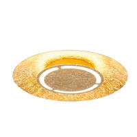 STROPNA LED-SVETILKA  Tabea //3000 K/230 V/ - zlate barve/bela, Basics, kovina/umetna masa (50/8,6cm)