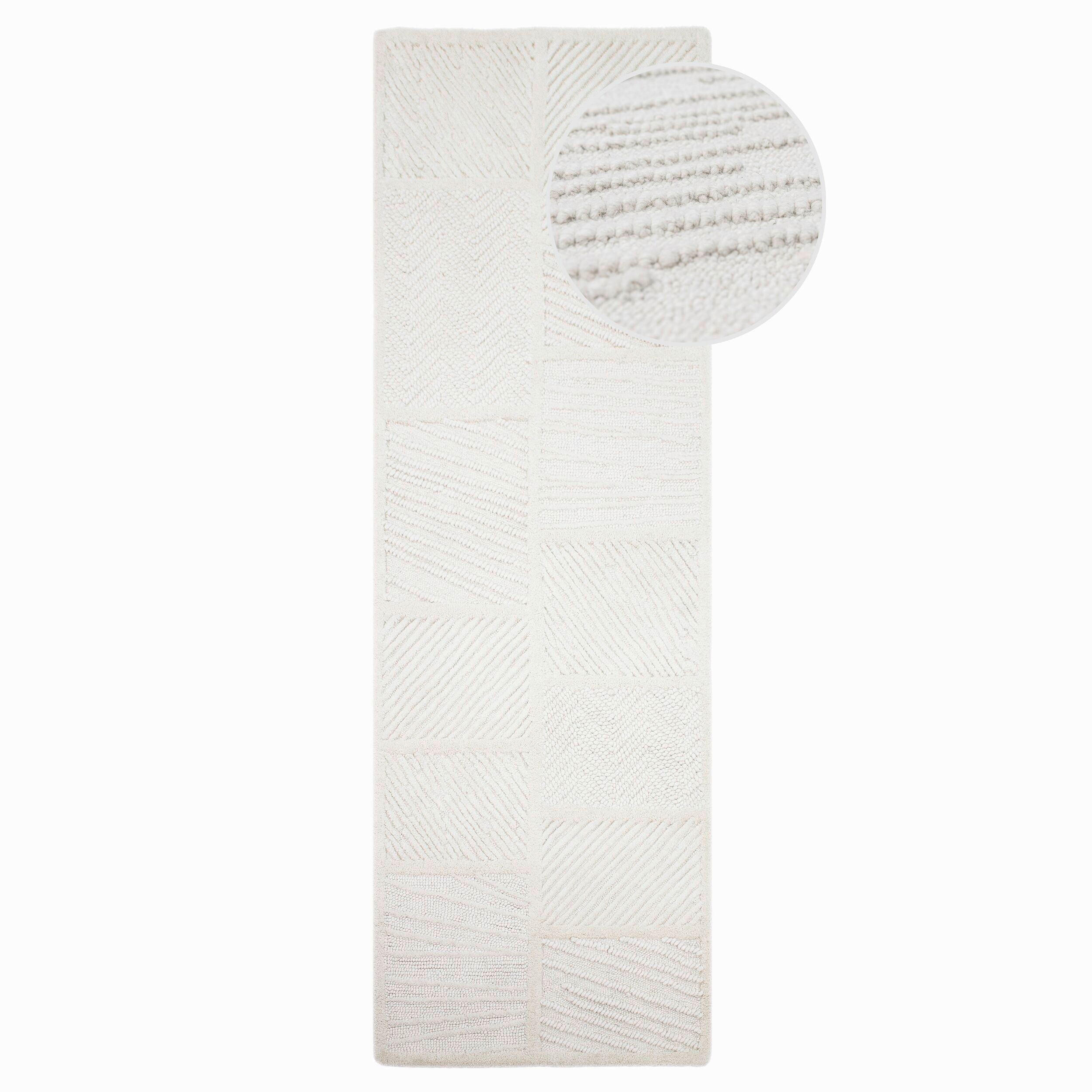 LÄUFER 80/230 cm Weiß  - Weiß, Basics, Textil (80/230cm)