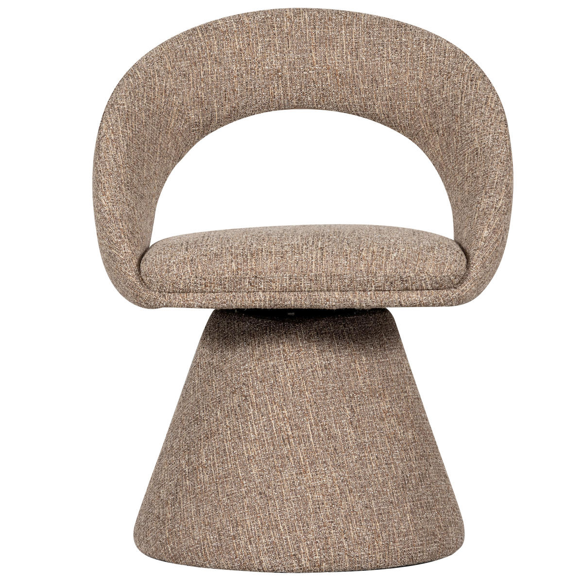 ARMLEHNSTUHL  Sitzfläche 360° drehbar Webstoff  - Naturfarben, MODERN, Textil (63/80/57cm) - Livetastic