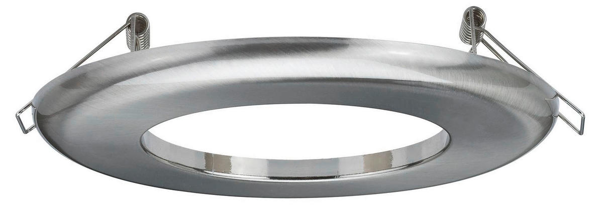 EINBAURAHMEN - Edelstahlfarben, Basics, Metall (13cm) - Paulmann