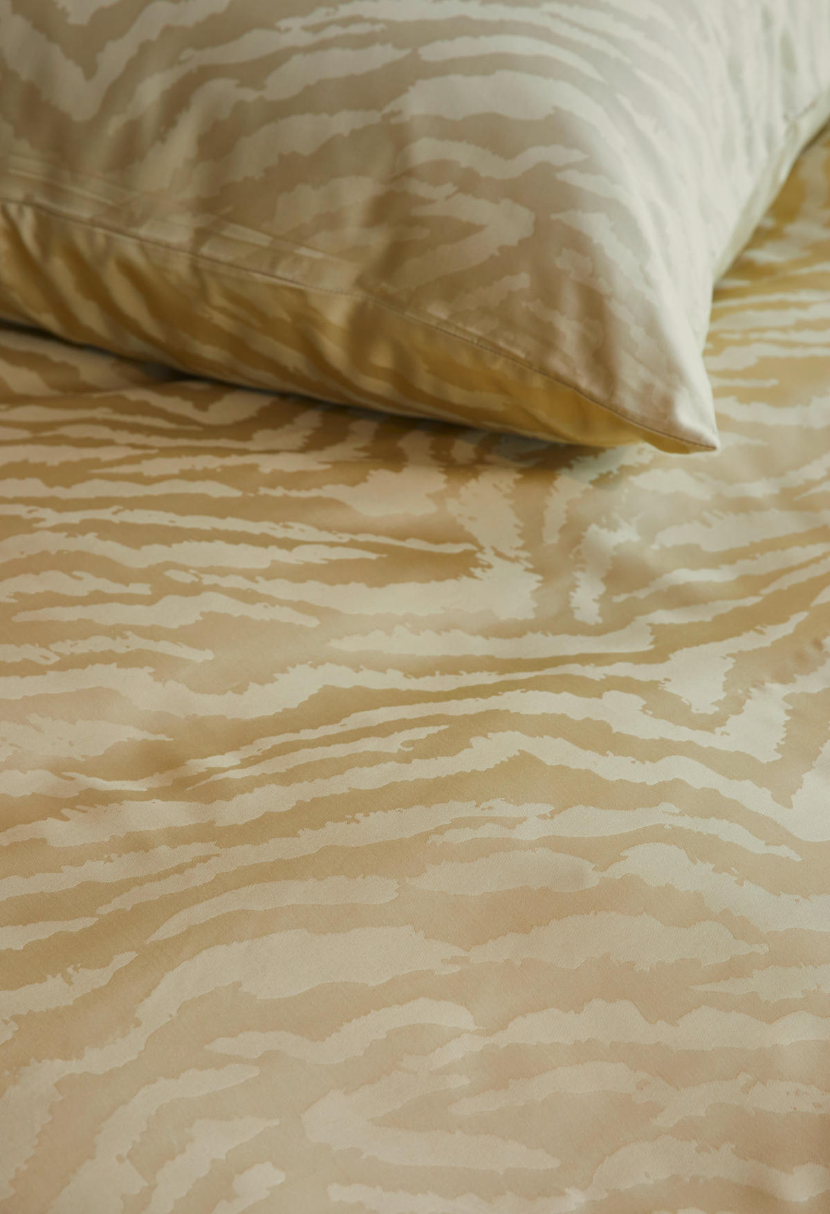 WENDEBETTWÄSCHE SS22 Satin  - Gelb, KONVENTIONELL, Textil (200/200cm) - Essenza
