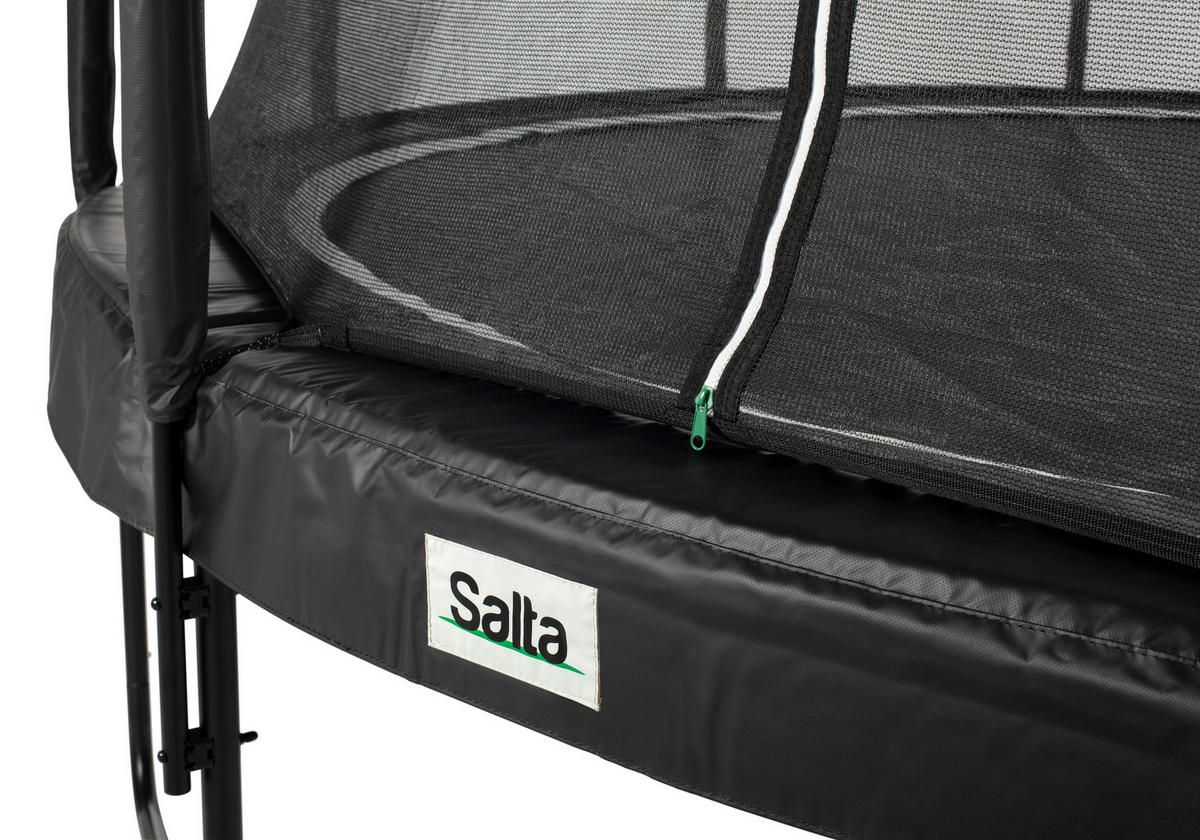 TRAMPOLIN  - Schwarz, KONVENTIONELL, Kunststoff/Metall (251/256cm) - Salta