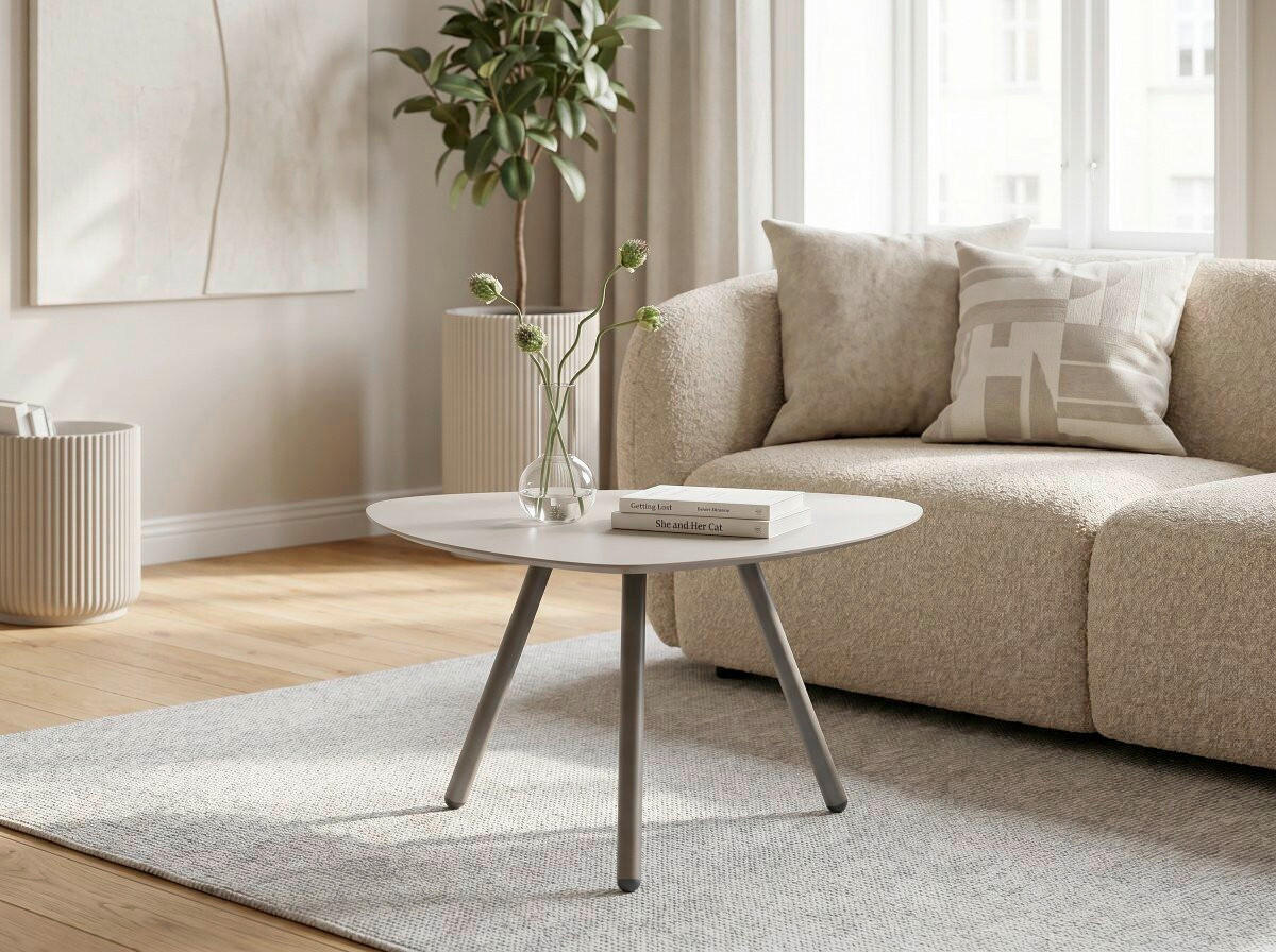 BEISTELLTISCH 60/60/35 cm Grau  - Grau, Design, Metall (60/60/35cm) - Xora