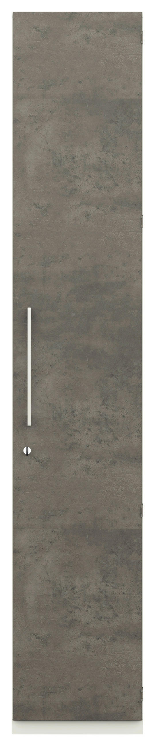 AKTENSCHRANK Anthrazit, Weiß  - Anthrazit/Weiß, KONVENTIONELL, Holzwerkstoff (40/220,5/41,9cm) - Moderano