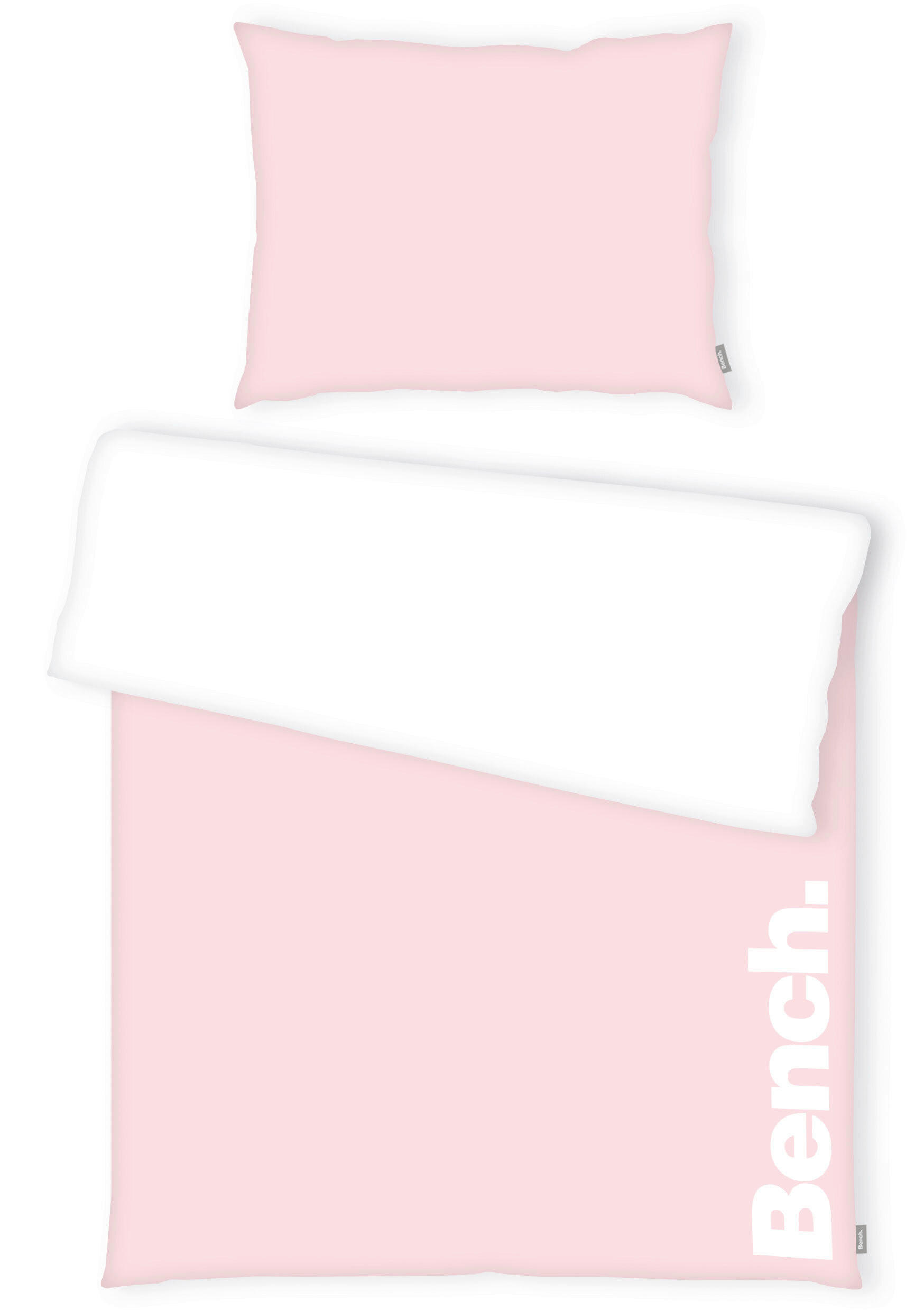 LIZENZBETTWÄSCHE 140/200 cm  - Rosa/Weiß, KONVENTIONELL, Textil (140/200cm) - Bench