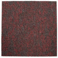 TEPPICHFLIESE 50/50 cm  in Rot  - Rot, Basics, Textil (50/50cm)