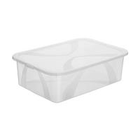 BOX MIT DECKEL ARCO  - Transparent, Basics, Kunststoff (57,1/39,2/16,6cm) - Rotho
