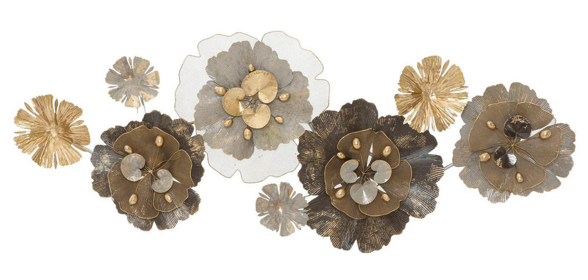 DEKORACE NA ZEĎ 149,2/61/8.90 cm  - Basics, kov (149,2/61/8.90cm)