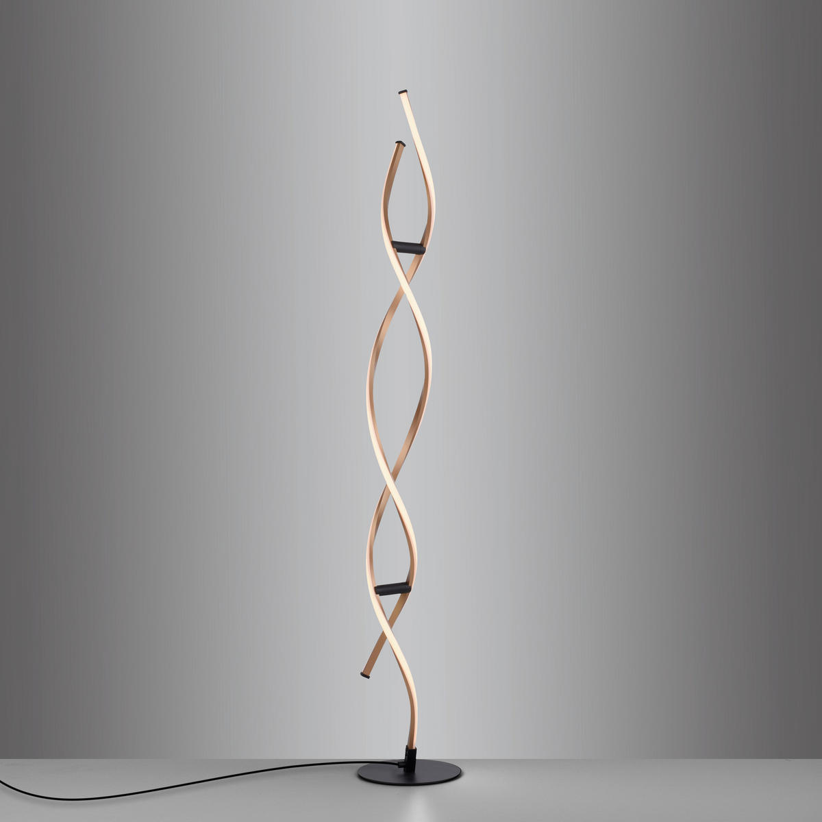 LED-STEHLEUCHTE 20/20/134 cm    - Design, Kunststoff/Metall (20/20/134cm)
