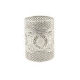WINDLICHT - Silberfarben, KONVENTIONELL, Glas/Metall (9/12cm) - Ambia Home