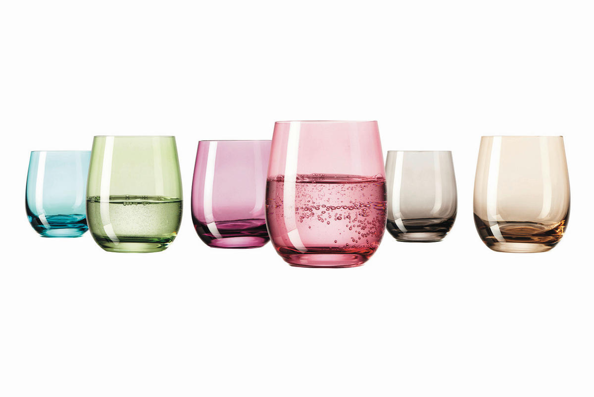 GLÄSERSET Sora 6-teilig  - Multicolor, Basics, Glas (26,7/10,3/17,8cm) - Leonardo
