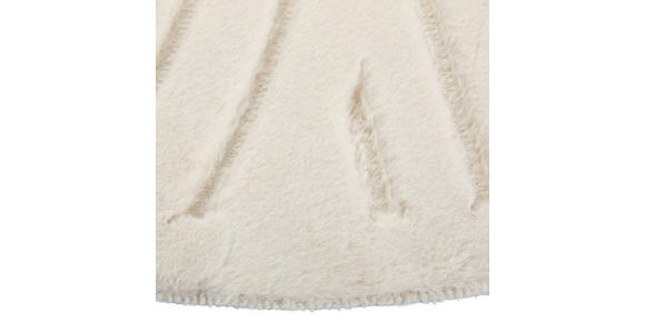 HOCHFLORTEPPICH 160 cm Siena Beige  - Beige, Design, Kunststoff/Textil (160cm) - Novel