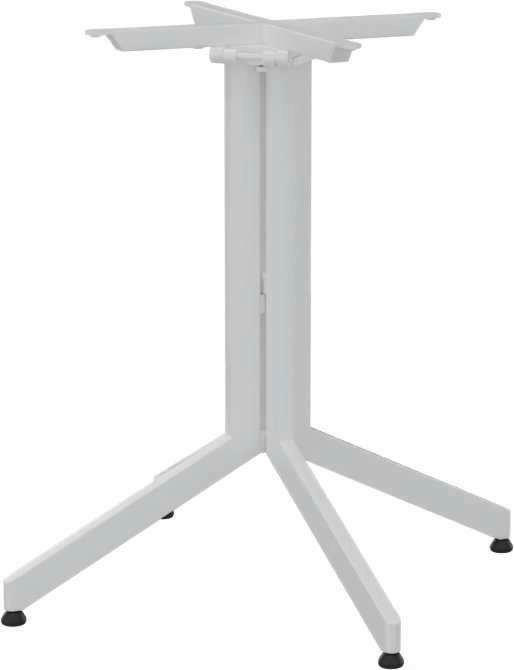 TISCHGESTELL in Metall 52/52/73 cm   - Alufarben, Basics, Metall (52/52/73cm) - Stern