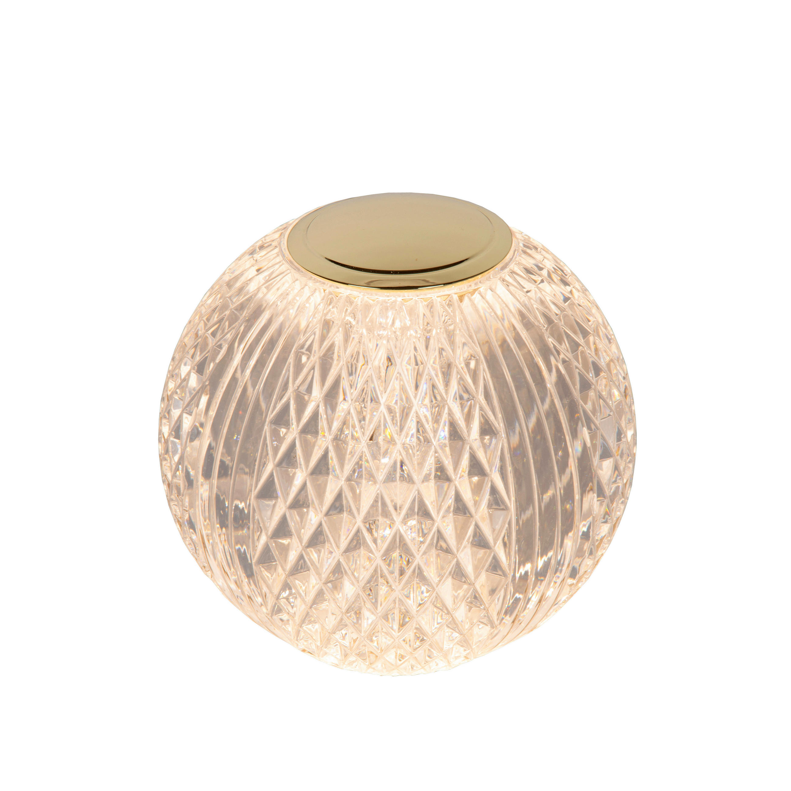 LED-TISCHLEUCHTE Cintra 9/9/8.7 cm   - Transparent, Design, Kunststoff (9/9/8.7cm) - Lucide