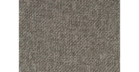 ECKSOFA in Flachgewebe Graubraun - Chromfarben/Graubraun, KONVENTIONELL, Textil/Metall (176/285cm) - Novel