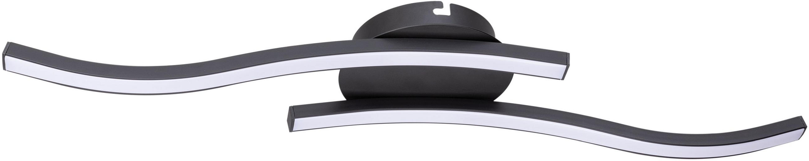 LED SVJETILJKA STROPNA  - crna, Basics, metal/plastika (55,5/12/7cm) - Novel