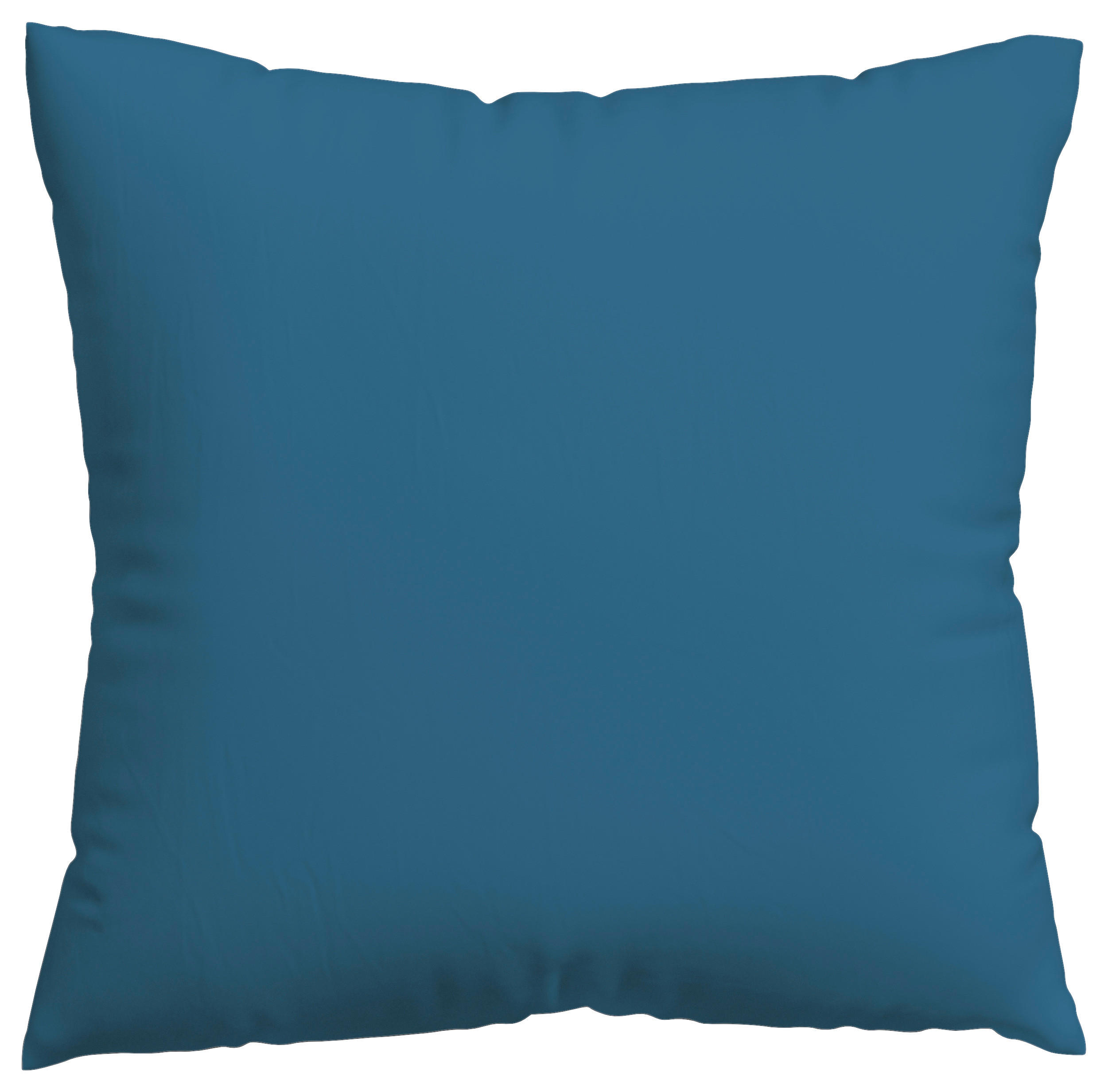 KISSENHÜLLE KNITTED JERSEY 40/40 cm  - Blau, Basics, Textil (40/40cm) - Schlafgut