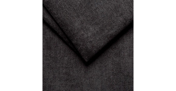 ECKSOFA  in Chenille Schwarz  - Silberfarben/Schwarz, KONVENTIONELL, Holz/Textil (187/293cm) - Carryhome