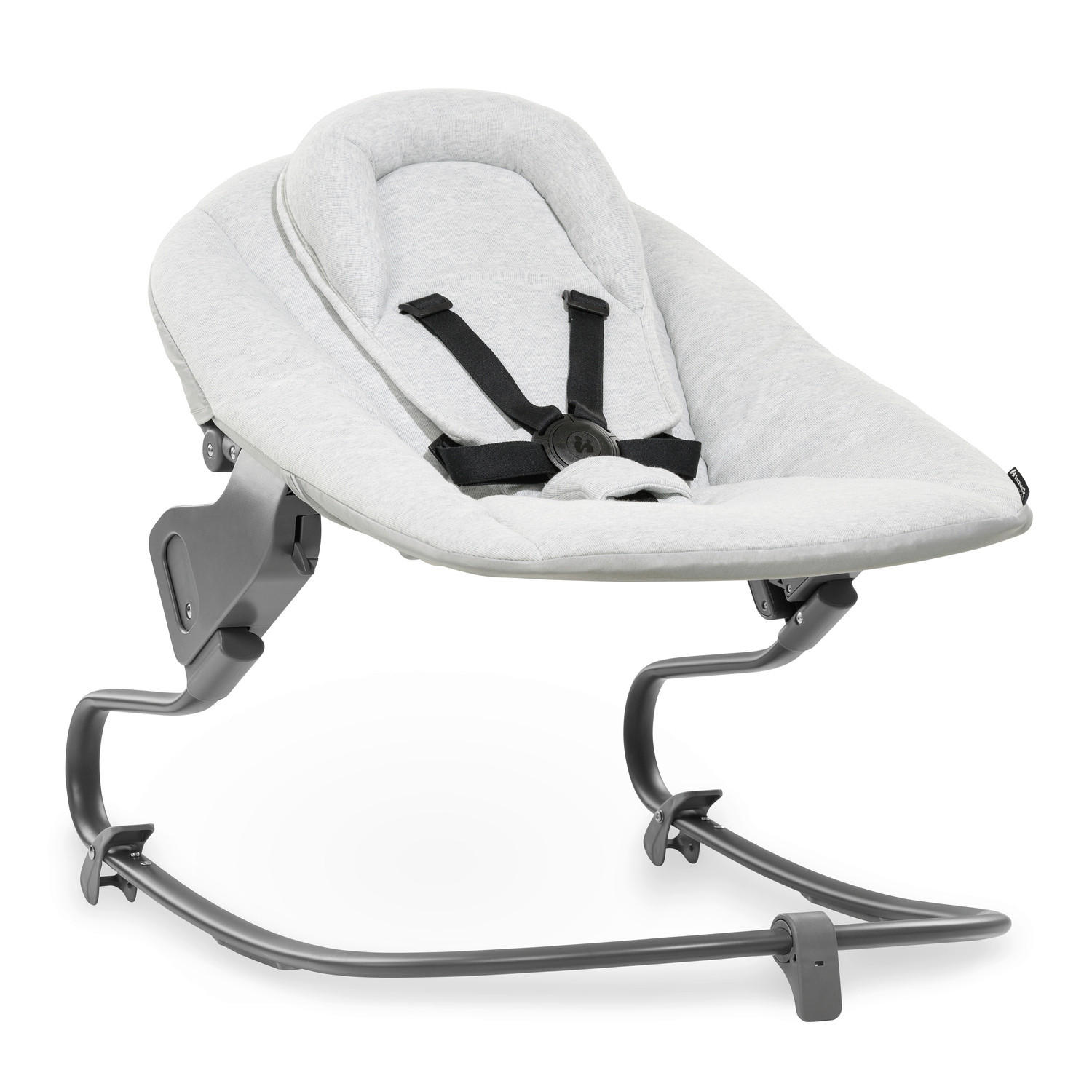Hauck Hochstuhlliege Alpha Bouncer Premium Hellgrau 66x51x49 cm