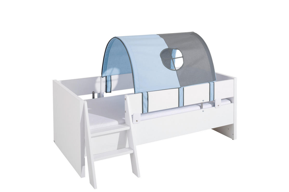 SPIELZELT - Anthrazit/Hellblau, Basics, Textil (77,0/37,0/75,0cm) - Paidi